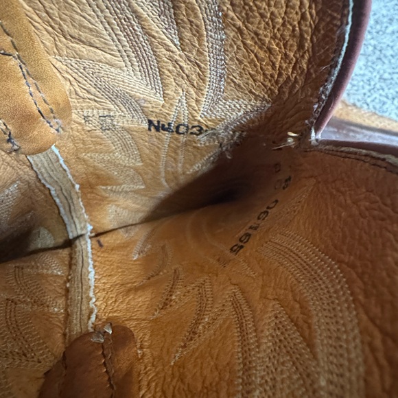 1883 Lucchese python and leather western boots Size 7 - Picture 14 of 15